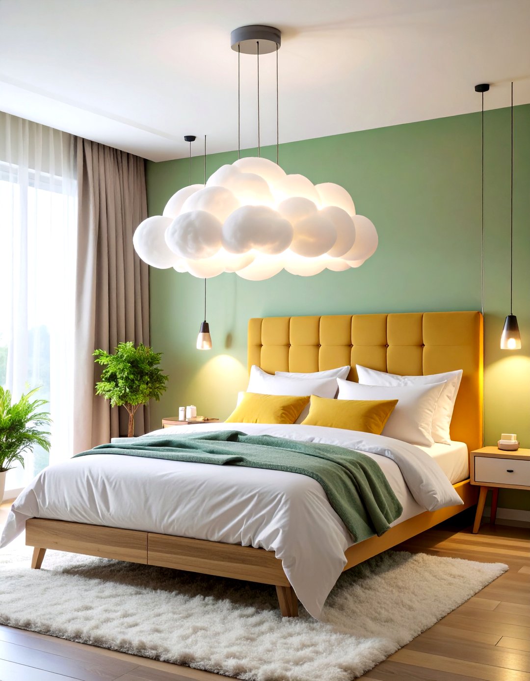 24 Cloud Themed Bedroom Ideas: Soft, Dreamy Interiors - Too Much Time