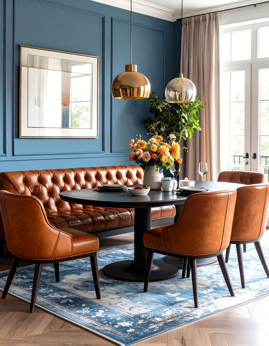 Beautiful view of Luxury Banquette Seating For Apartment Social Spaces