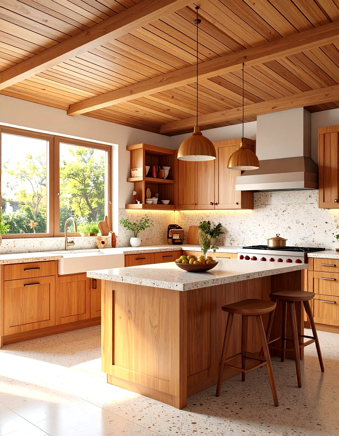 24 Sloped Ceiling Kitchen Ideas to Maximize Space Use - Too Much Time