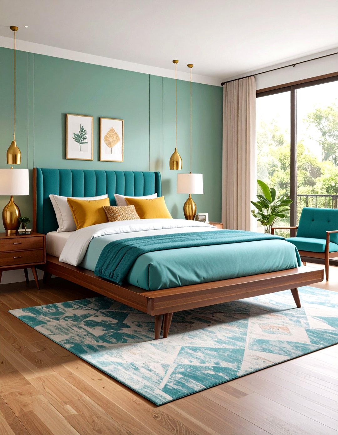 24 Turquoise Bedroom Ideas - Calm Turquoise Ambiance - Too Much Time