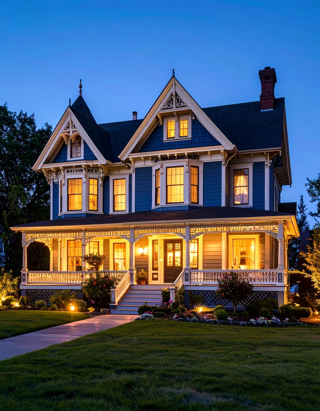 24 Blue Victorian House Colors: Classic Curb Appeal - Too Much Time