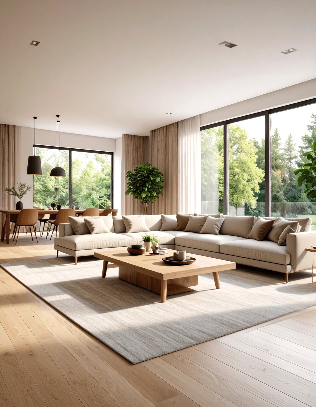 24 Penthouse Design Ideas for Modern Urban Luxe Vibes - Too Much Time - Natural Color Palette Design Ideas For Penthouses