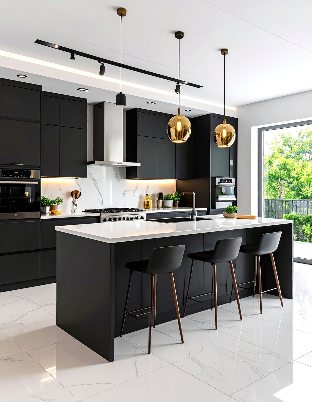 24 Kitchens with Black Cabinets to Elevate Bold Spaces - Too Much Time