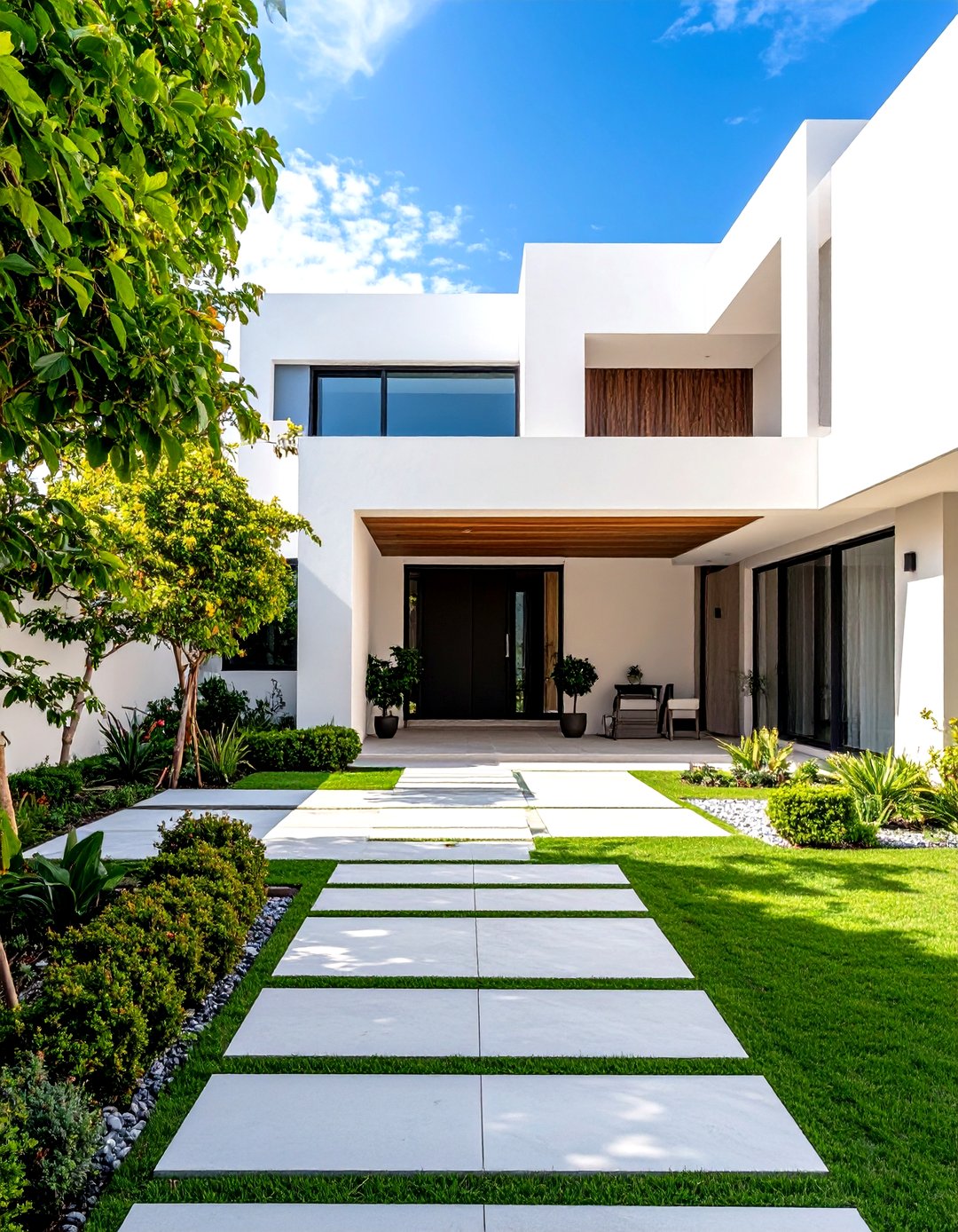 24 Minimalist House Exterior Ideas for Curb Appeal - Too Much Time