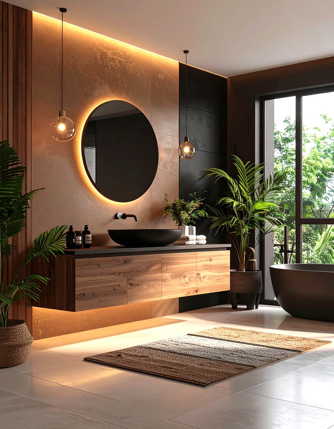 24 Black and Brown Interior Design Ideas for Spaces - Too Much Time