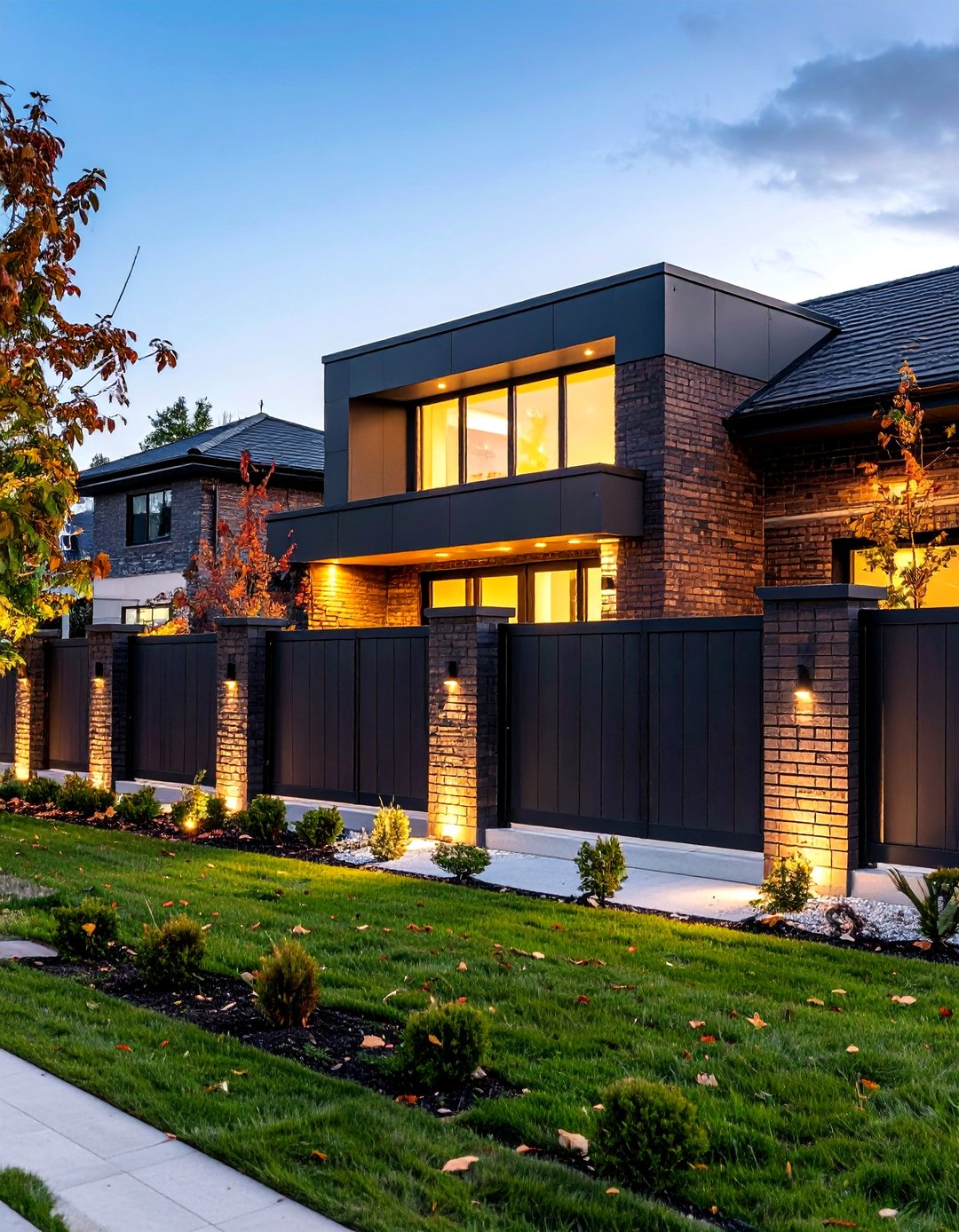 24 Brick Fence Ideas to Boost Curb Appeal and Privacy - Too Much Time