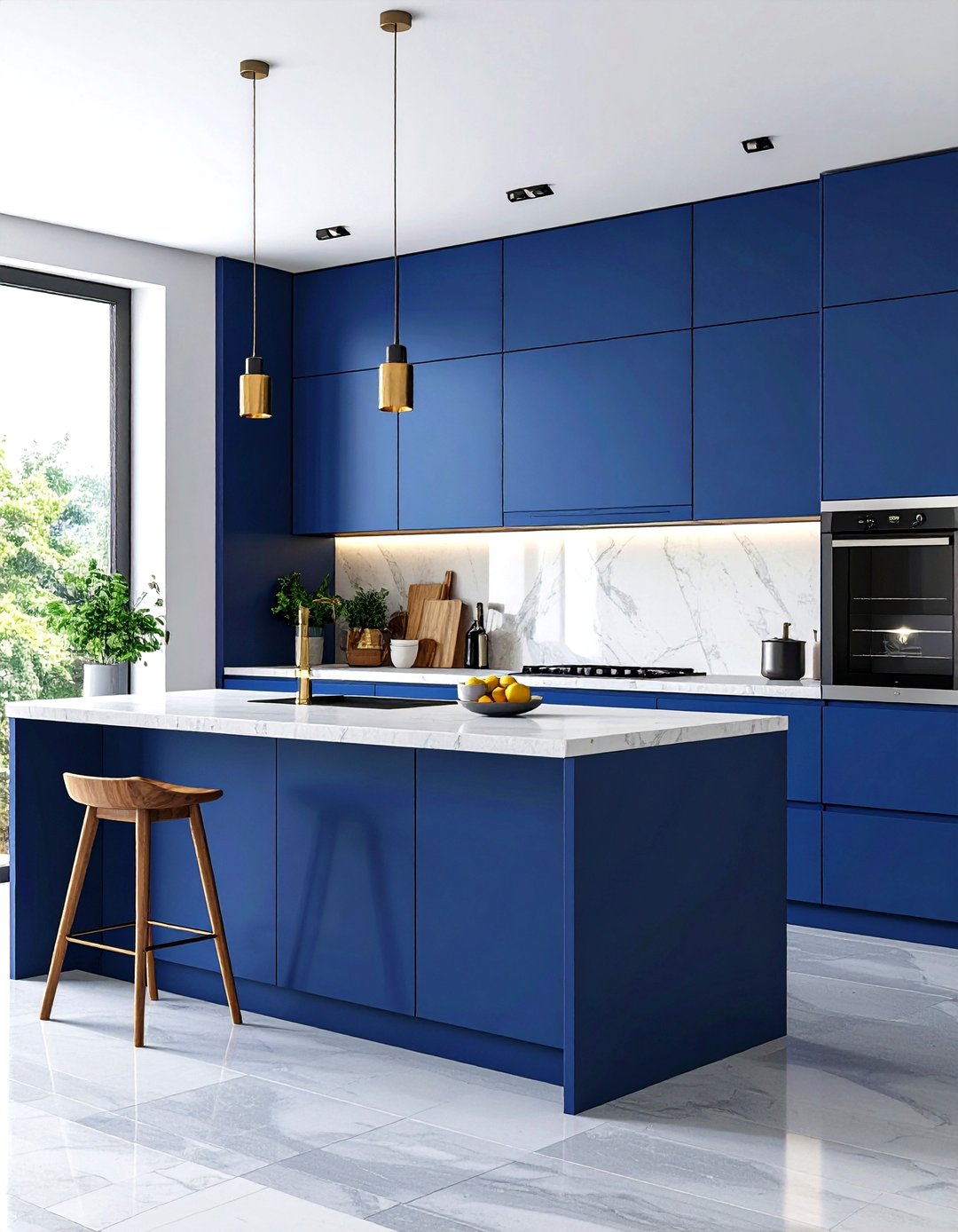 24 Navy Blue Kitchen Cabinets Ideas to Elevate Kitchens - Too Much Time