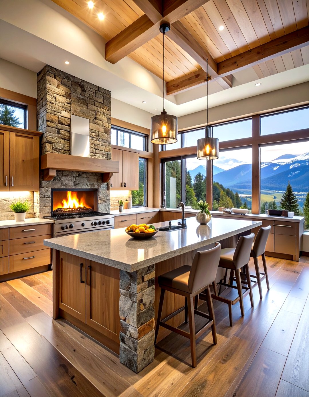 24 Mountain House Kitchen Ideas to Elevate Spaces Now - Too Much Time