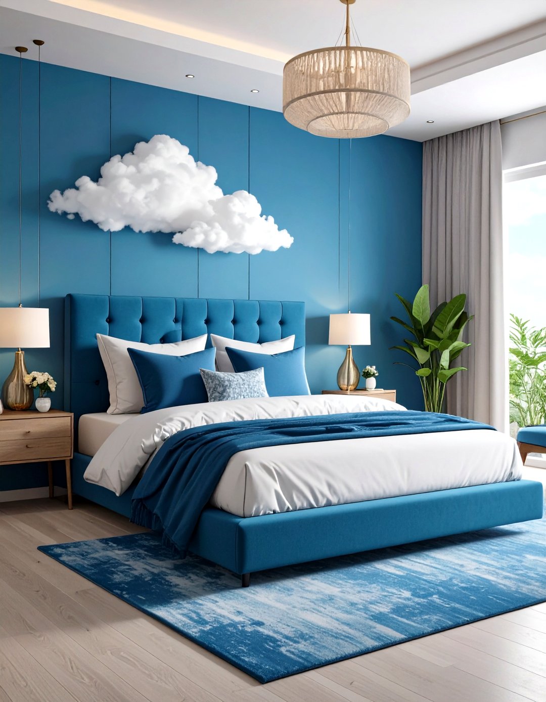 24 Cloud Themed Bedroom Ideas: Soft, Dreamy Interiors - Too Much Time