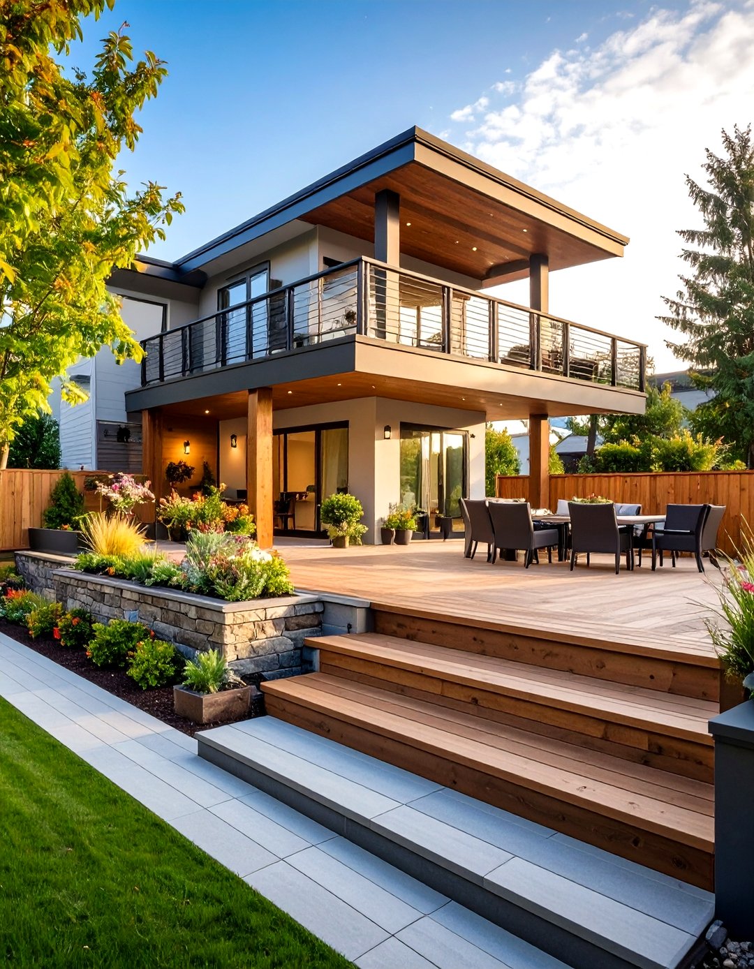 24 Black and White Patio Ideas for Chic Outdoor Spaces - Too Much Time