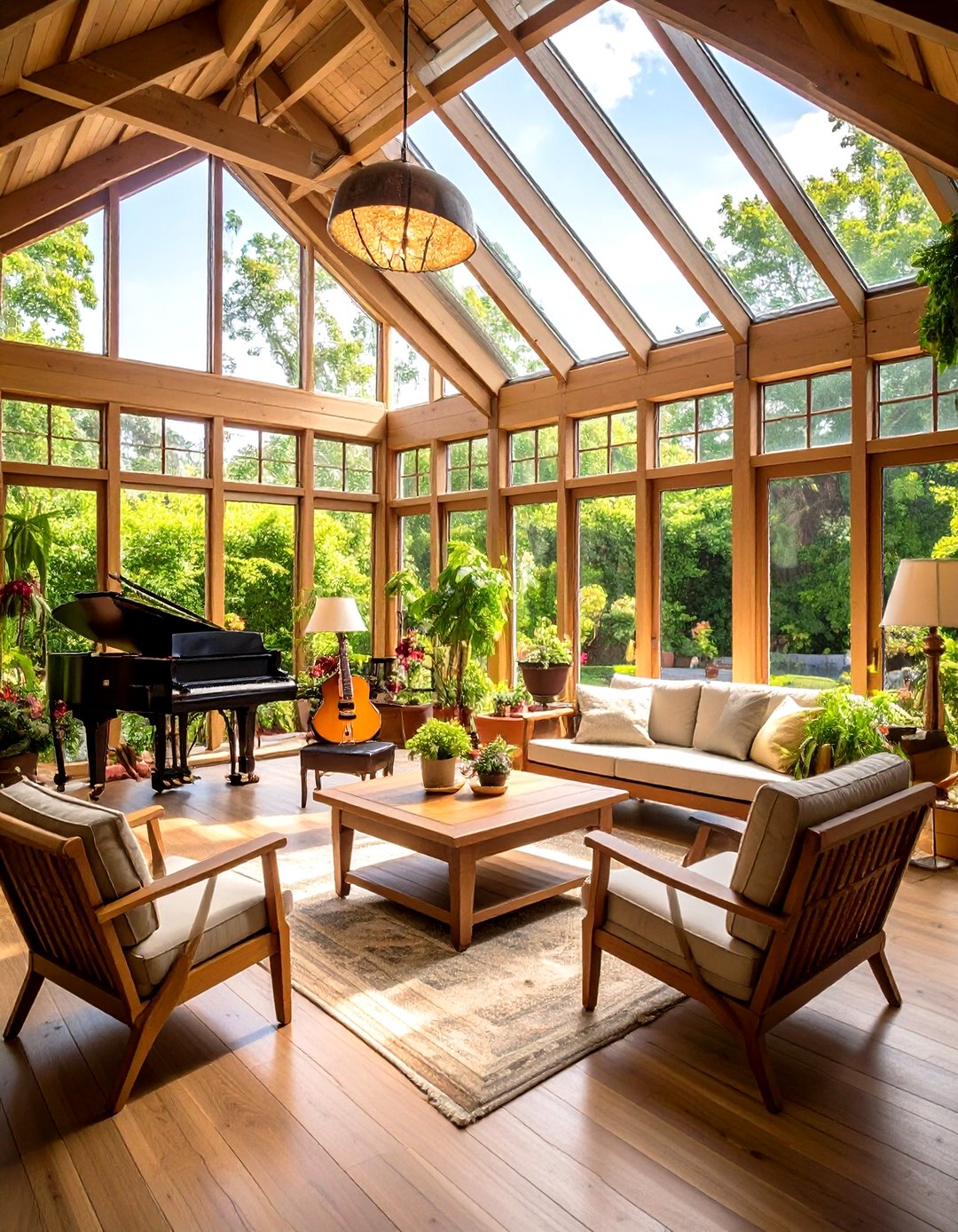 24 Rustic Sunroom Ideas: Bright, Cozy Spaces for Relax - Too Much Time