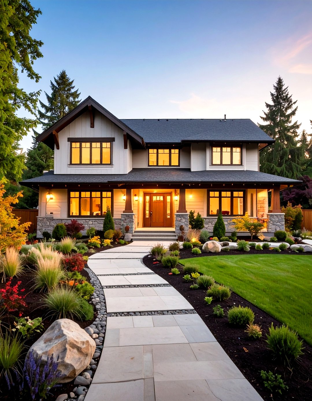 24 Craftsman Style House Exterior Ideas for Curb Appeal - Too Much Time