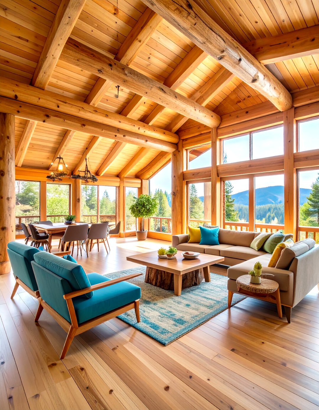 24 Log Cabin Interior Design Ideas - Rustic Charm! - Too Much Time
