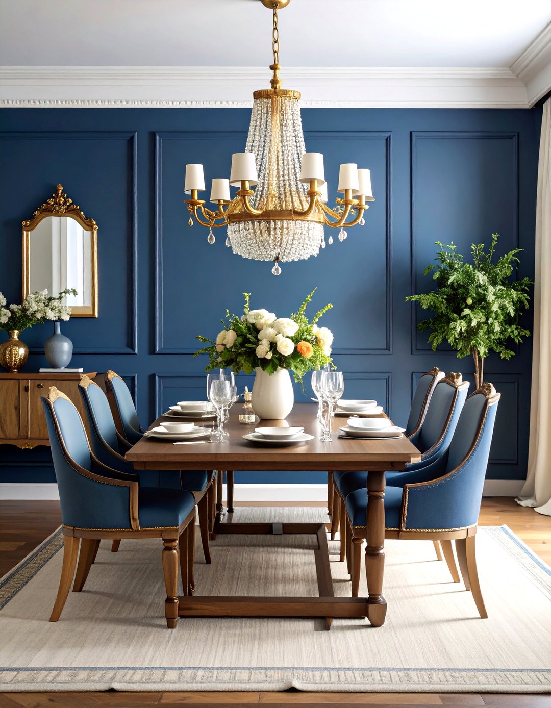24 Blue Dining Room Ideas to Refresh Your Dining Area. - Too Much Time