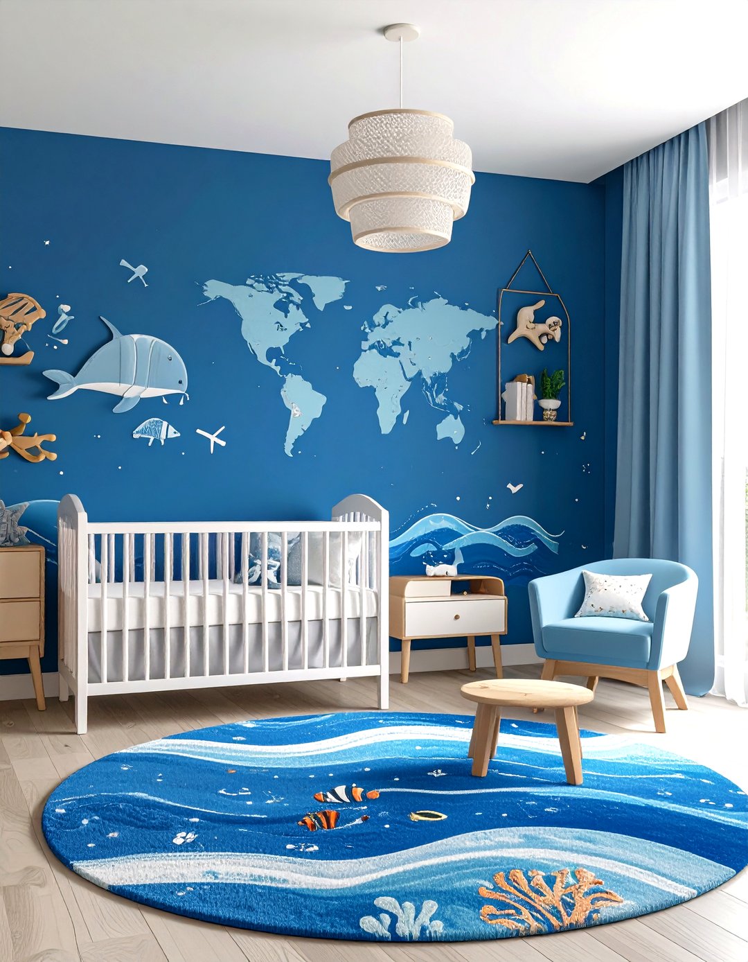 24 Ocean-themed Nursery Ideas with Coastal Charm Today - Too Much Time