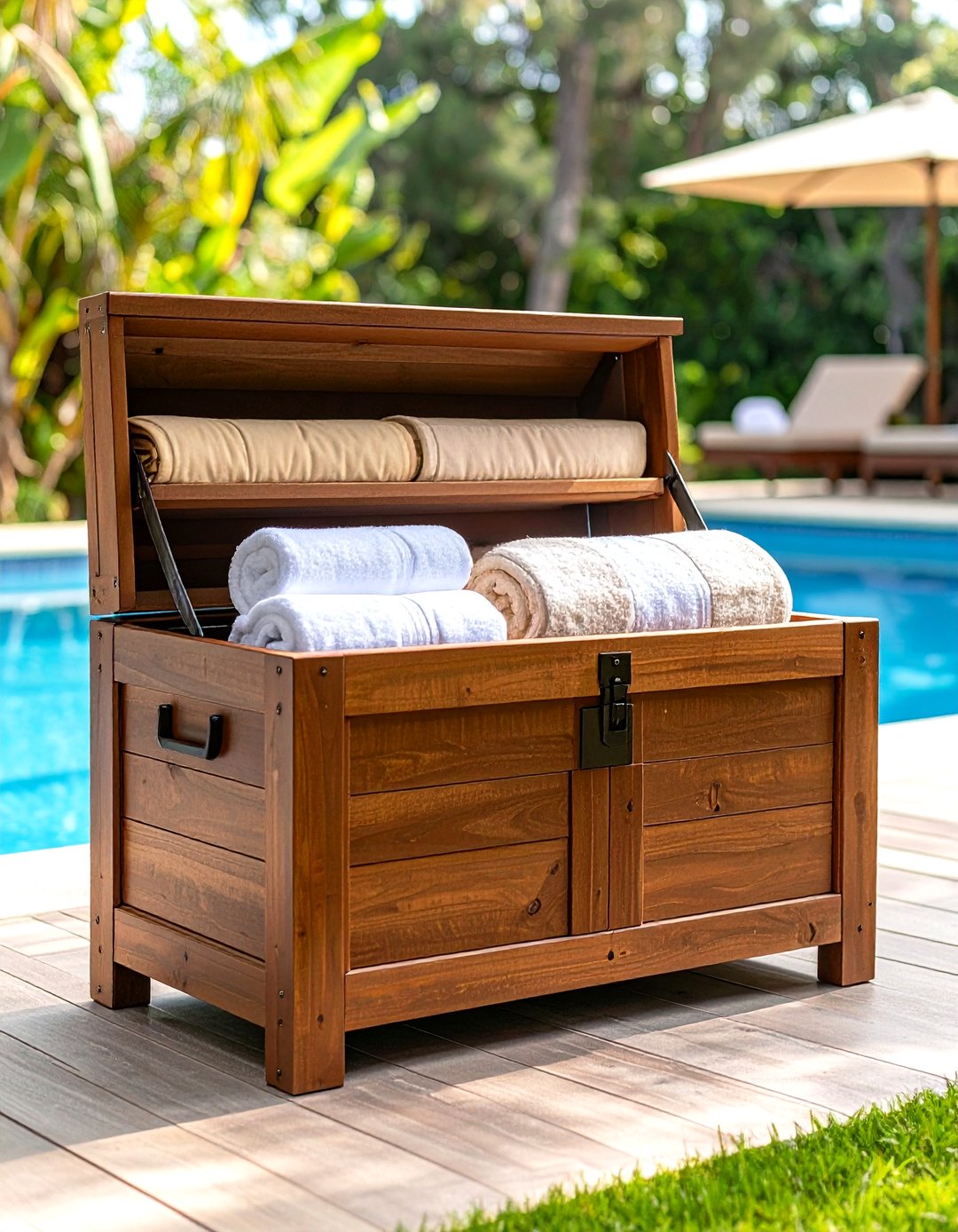 Photo inspiration: 24 Pool Storage Ideas To Declutter And Organize Smartly Photo Inspiration