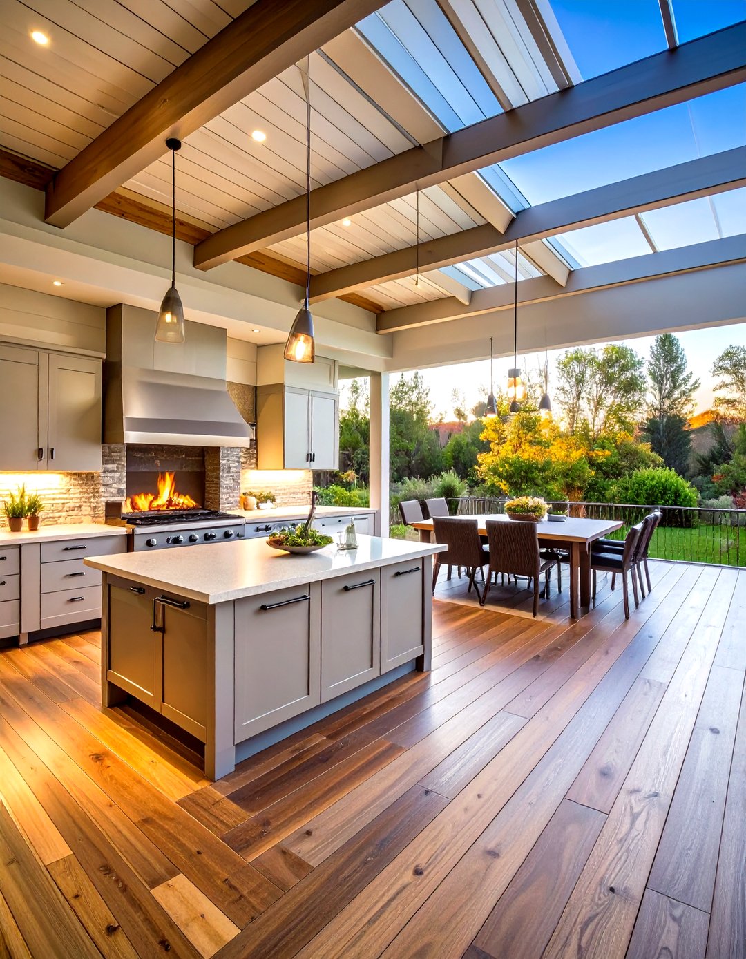 24 Covered Deck with Fireplace Ideas for Cozy Spaces - Too Much Time