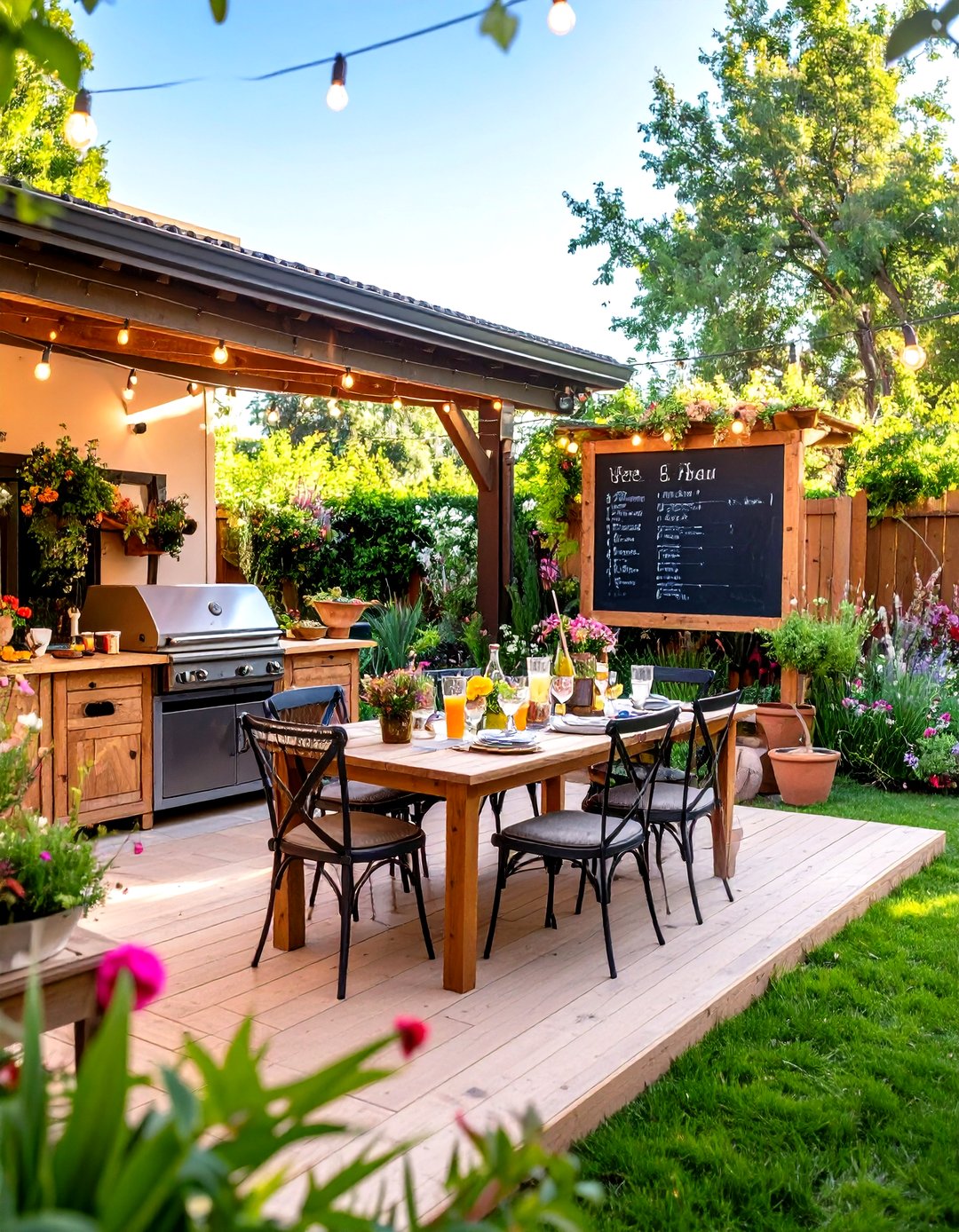 Outdoor Activity Menu Layout 24 Chalkboard Wall Ideas for Stylish Home Decor and DIY - Too Much Time