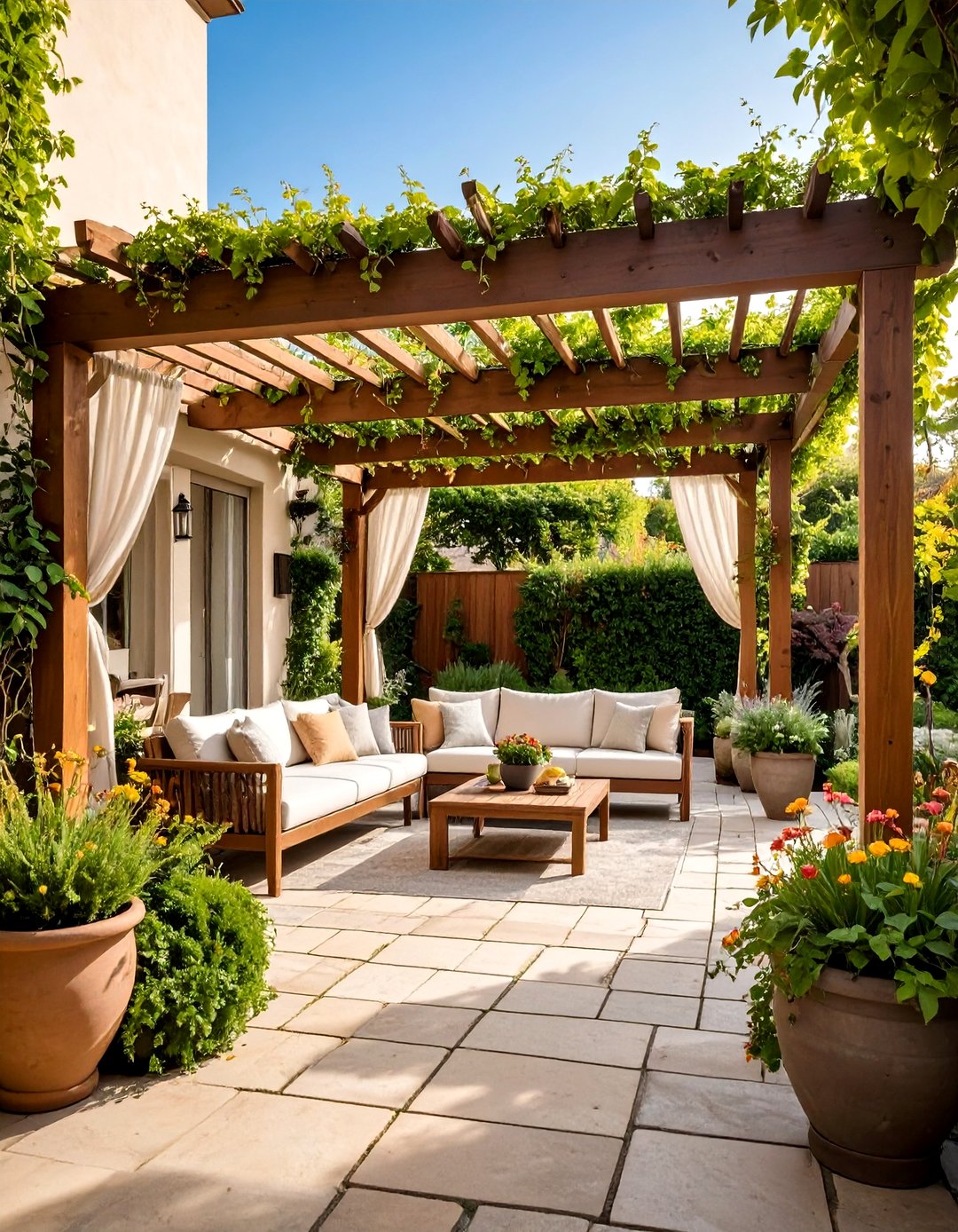 24 Cobblestone Patio Ideas for Charming Outdoor Spaces - Too Much Time