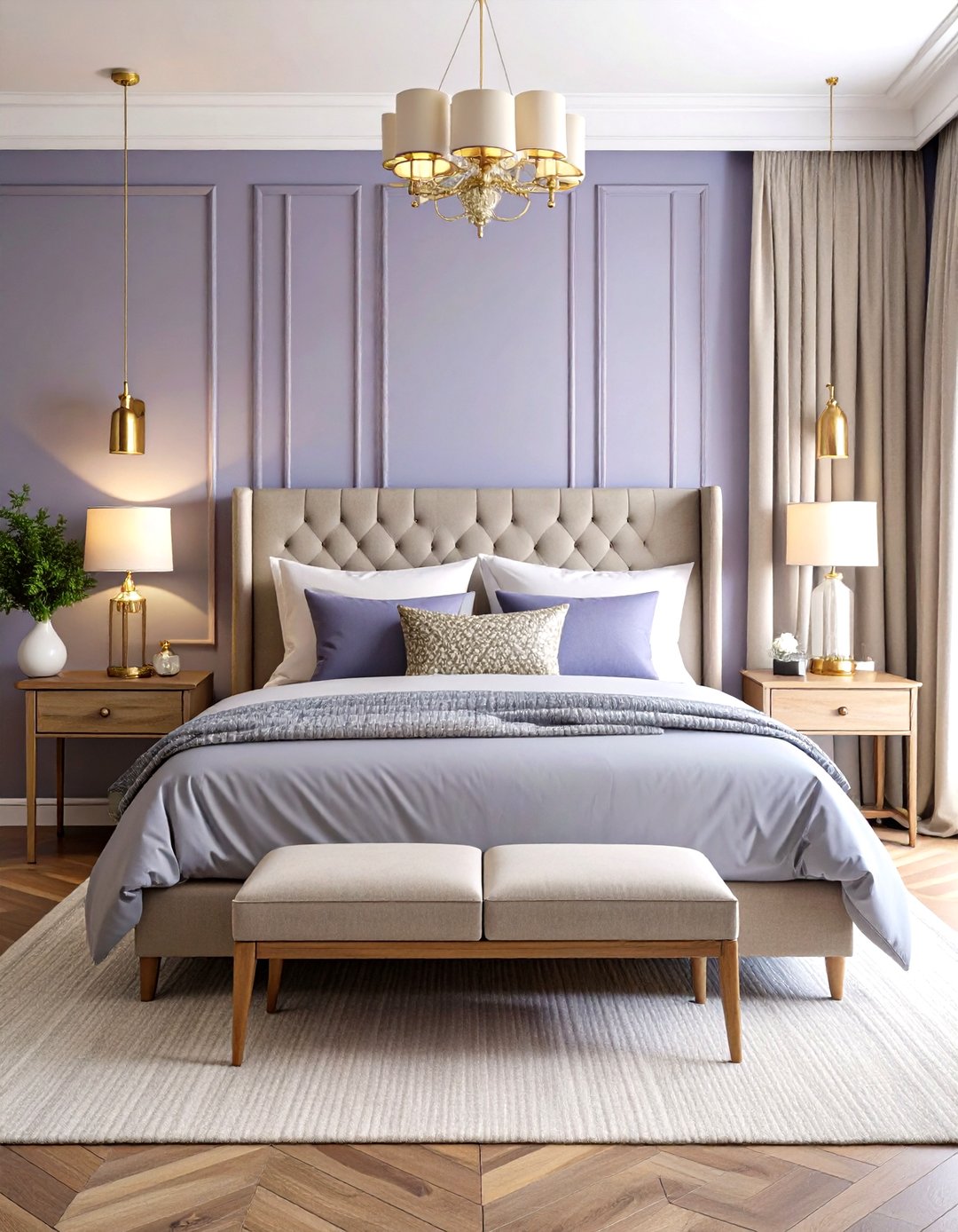 24 Periwinkle Bedroom Ideas for Cozy Calming Nights - Too Much Time