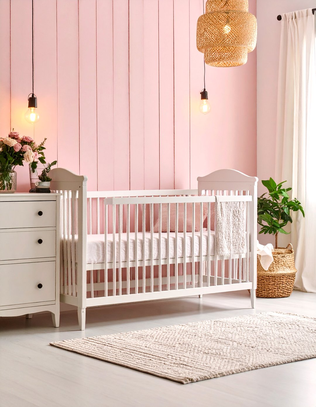 24 Pink Nursery Ideas for Cozy, Playful Baby Spaces - Too Much Time