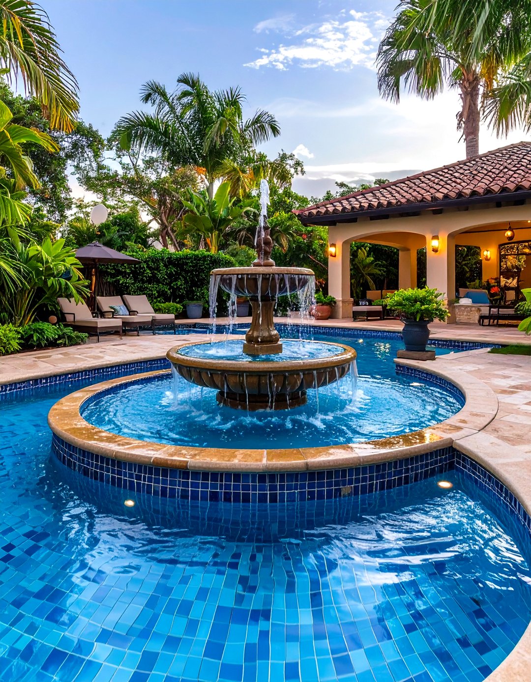 24 Pool Tile Ideas: Color, Pattern and Texture Options - Too Much Time