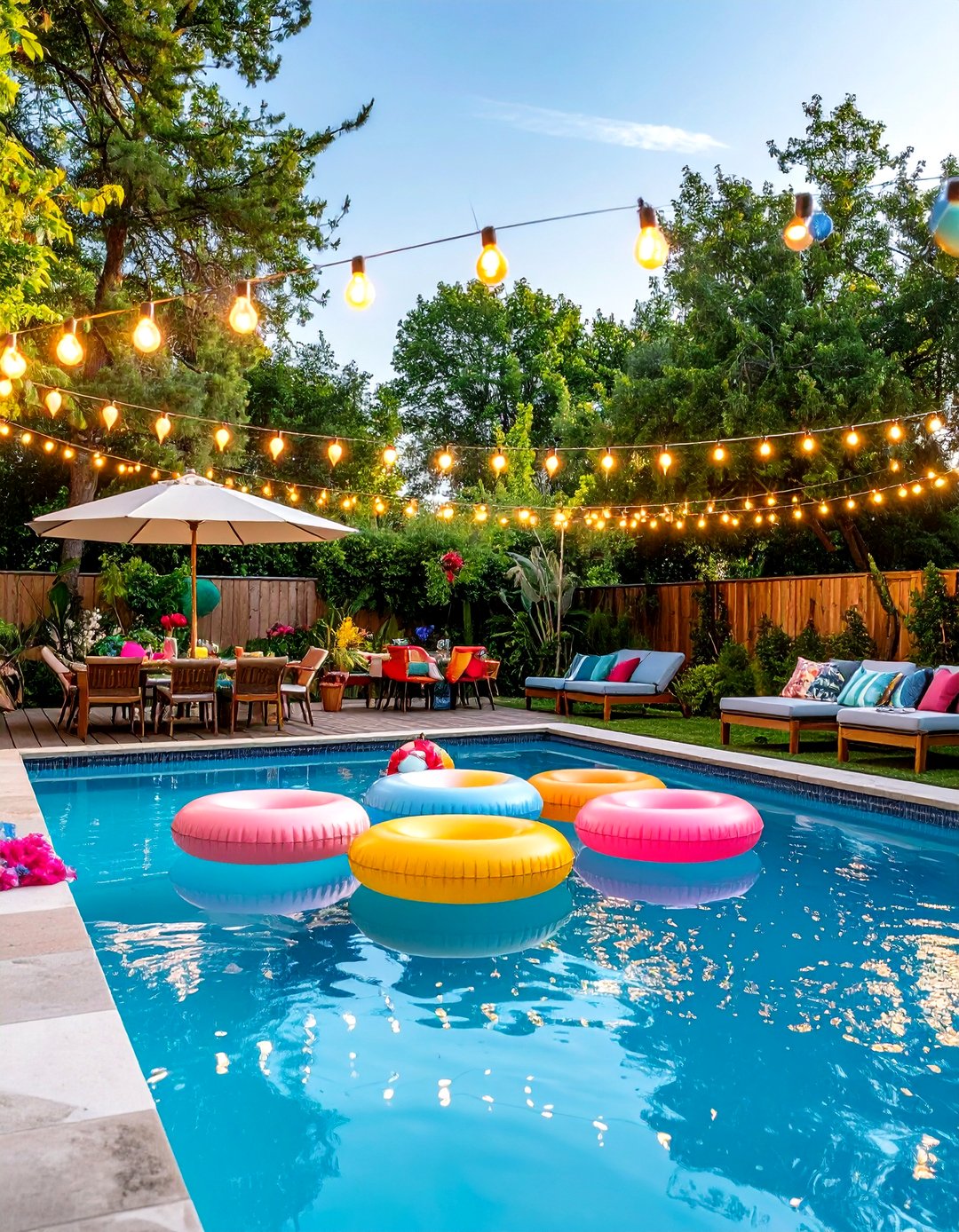 Pool Aprty 24 Backyard Entertainment Ideas for Social Outdoor Gatherings - Too ...
