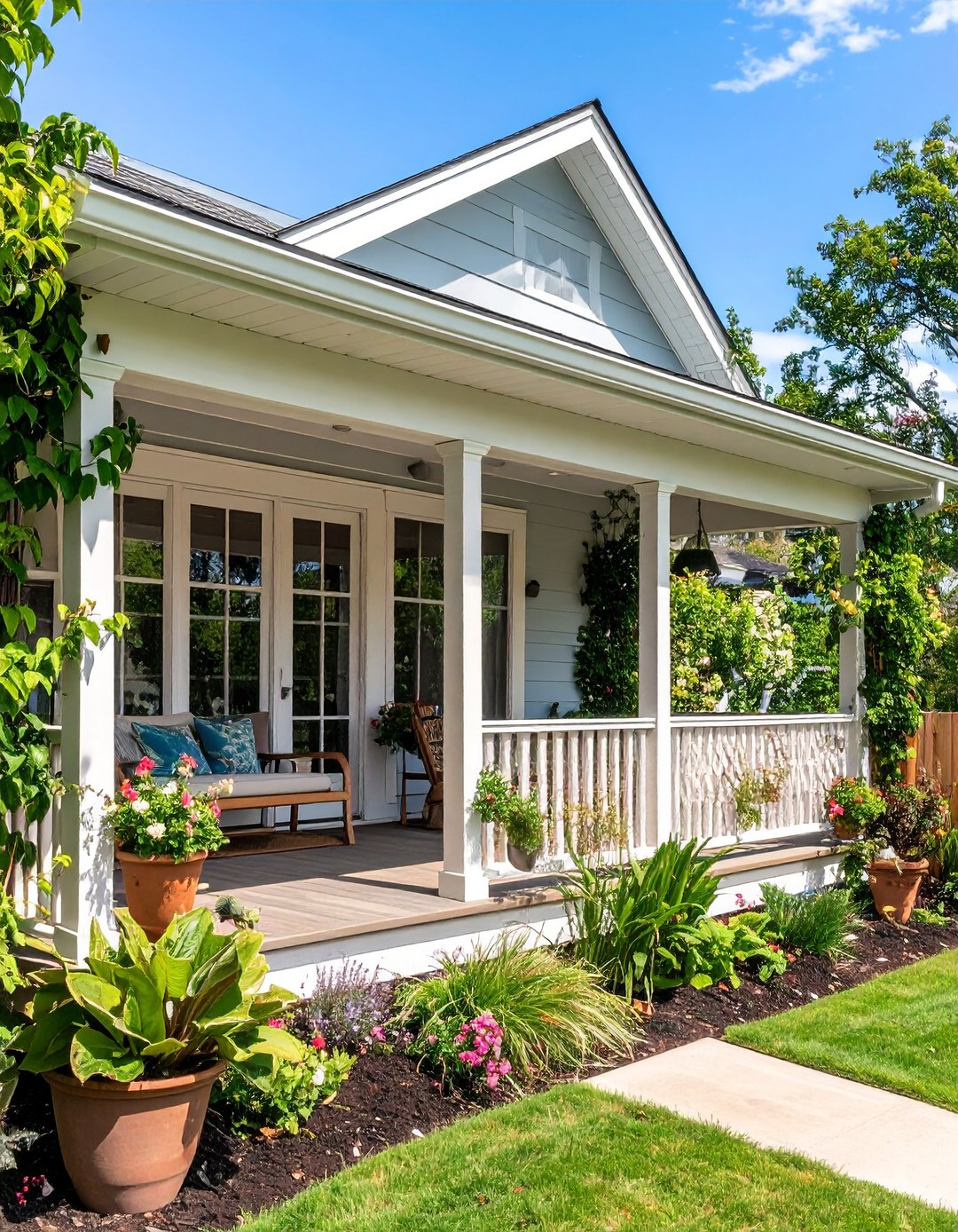24 Raised Ranch Front Porch Ideas: Porch Design Ideas - Too Much Time