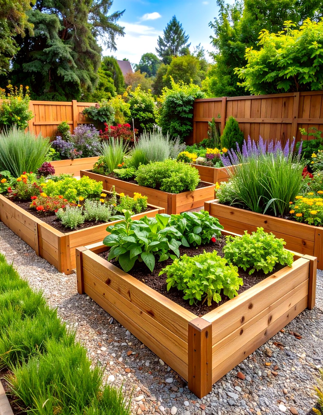 Exciting Raised Bed Herb Garden Pictures