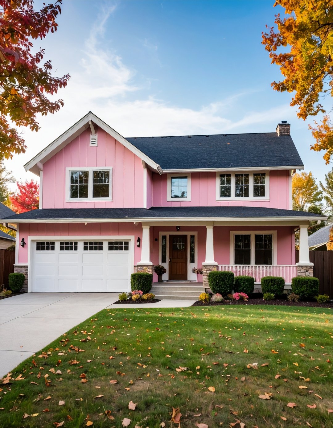 Pink House Cladding 24 Pink House Exterior Ideas for a Vibrant Curb Appeal - Too Much Time