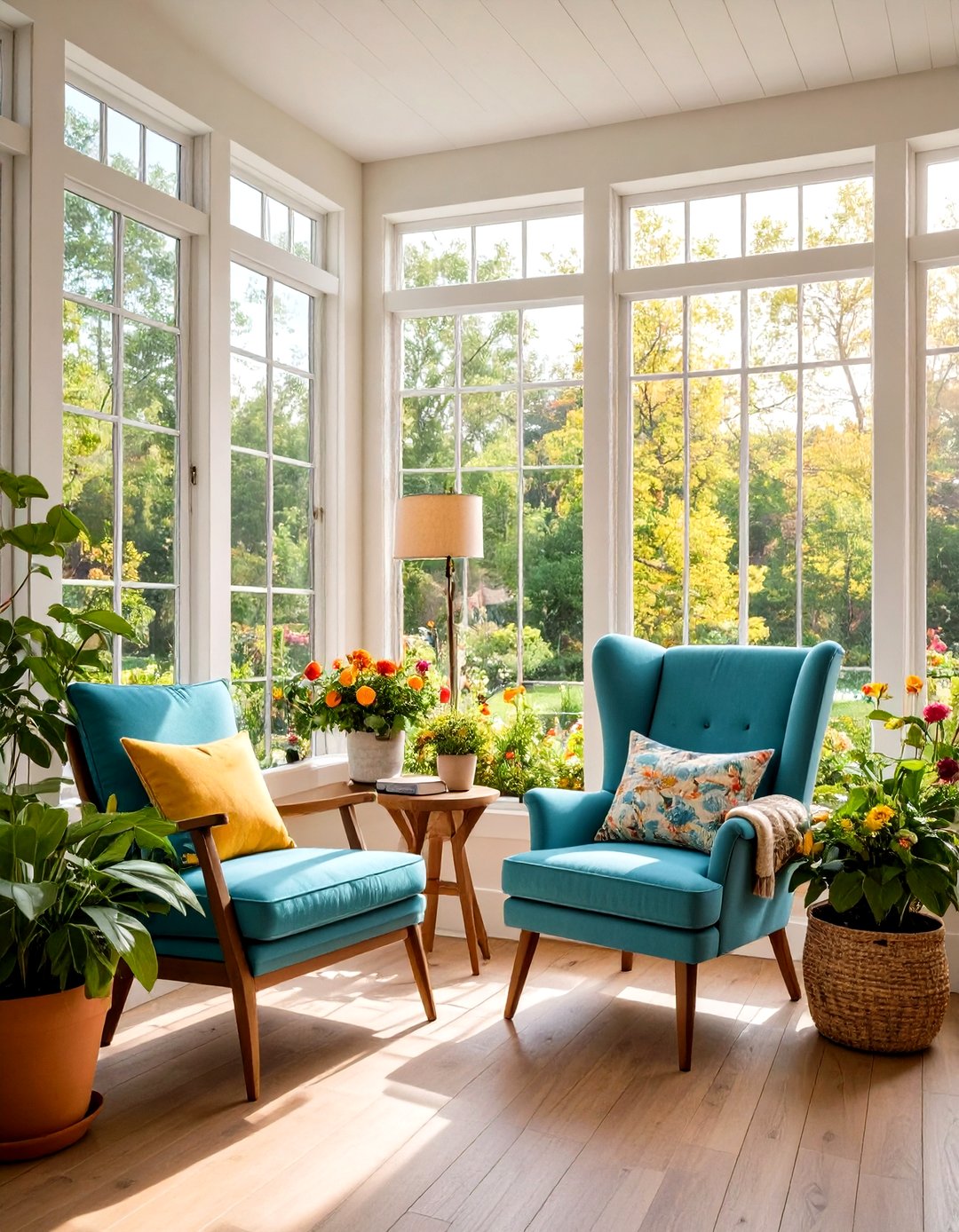 24 Mid-century Modern Sunroom Ideas for Bright Spaces - Too Much Time