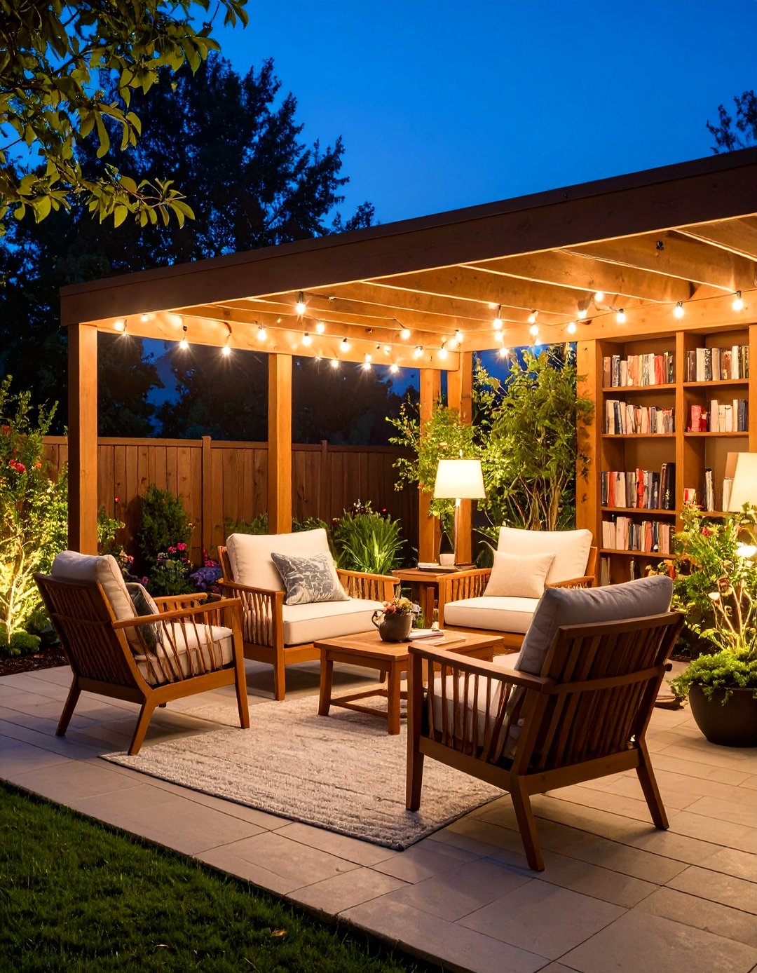 24 Black and White Patio Ideas for Chic Outdoor Spaces - Too Much Time