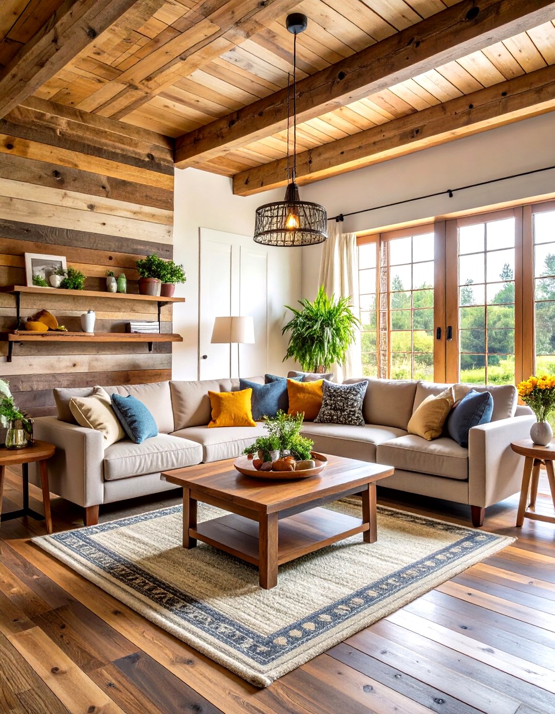 24 Rustic Living Room Ideas for Cozy, Natural Spaces - Too Much Time