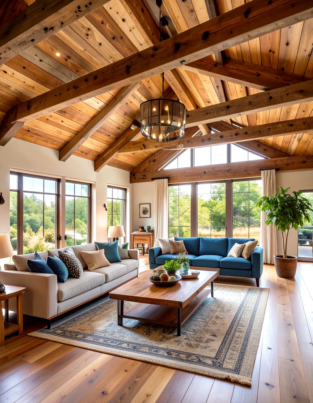24 Vaulted Ceiling with Beams: Warm, Airy Spaces Today - Too Much Time