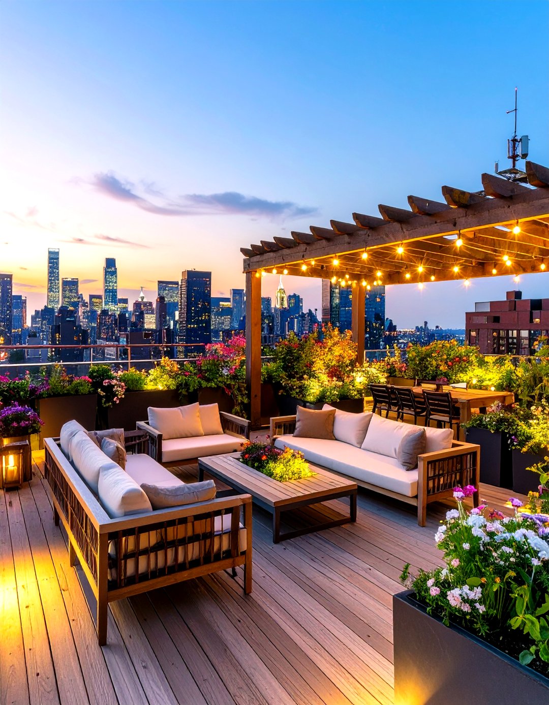 Stunning Urban Retreats With Penthouse Living Spaces And A Private Rooftop Patio And Garden image