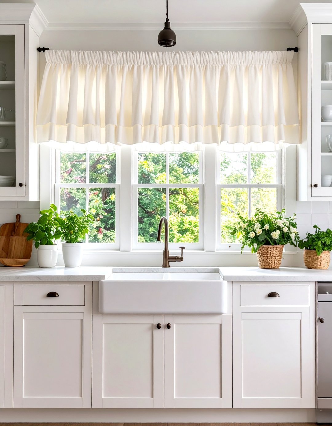 24 Kitchen Valance Ideas to Elevate Window Treatments - Too Much Time