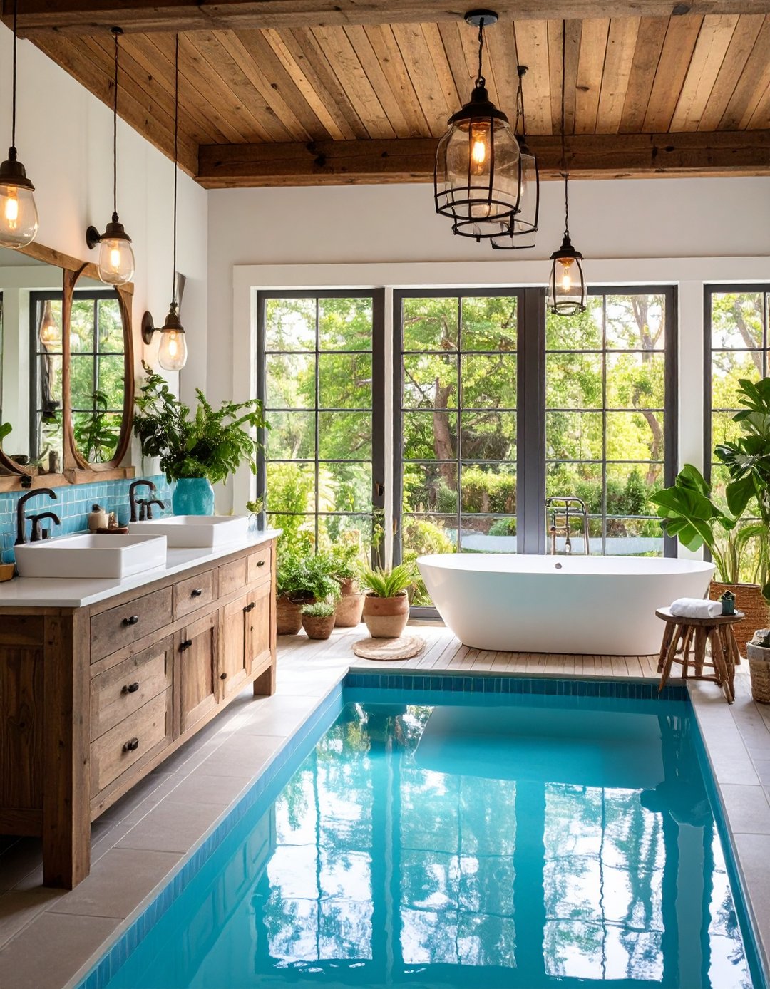 View of Textured bathroom wall ideas - Homes and Gardens