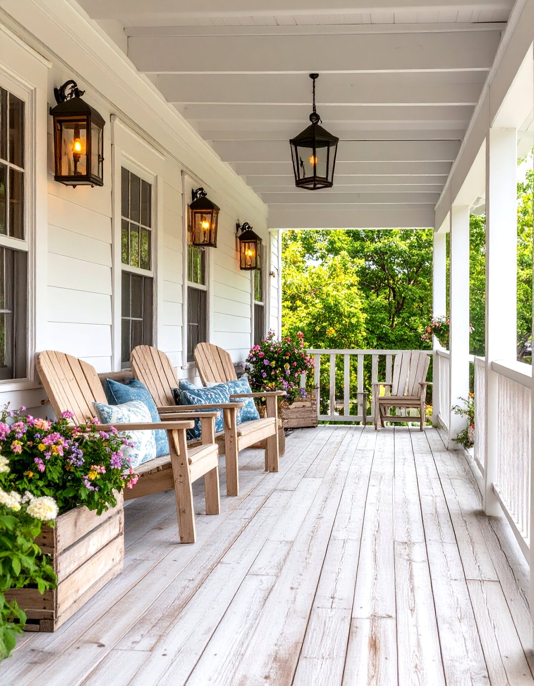 24 Farmhouse Porch Ideas for Cozy Outdoor Evenings - Too Much Time