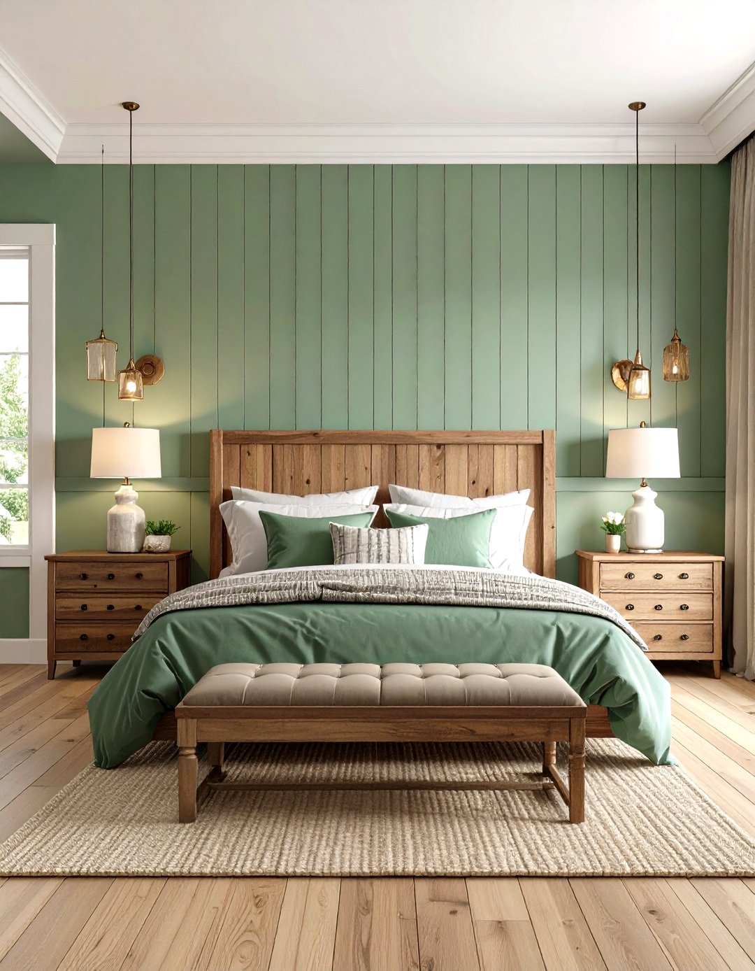24 Green Accent Wall Ideas: Bold, Stylish Walls Now - Too Much Time