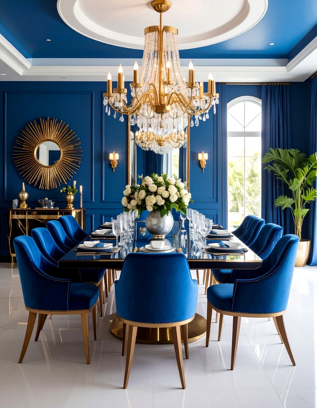 24 Blue Dining Room Ideas to Refresh Your Dining Area. - Too Much Time
