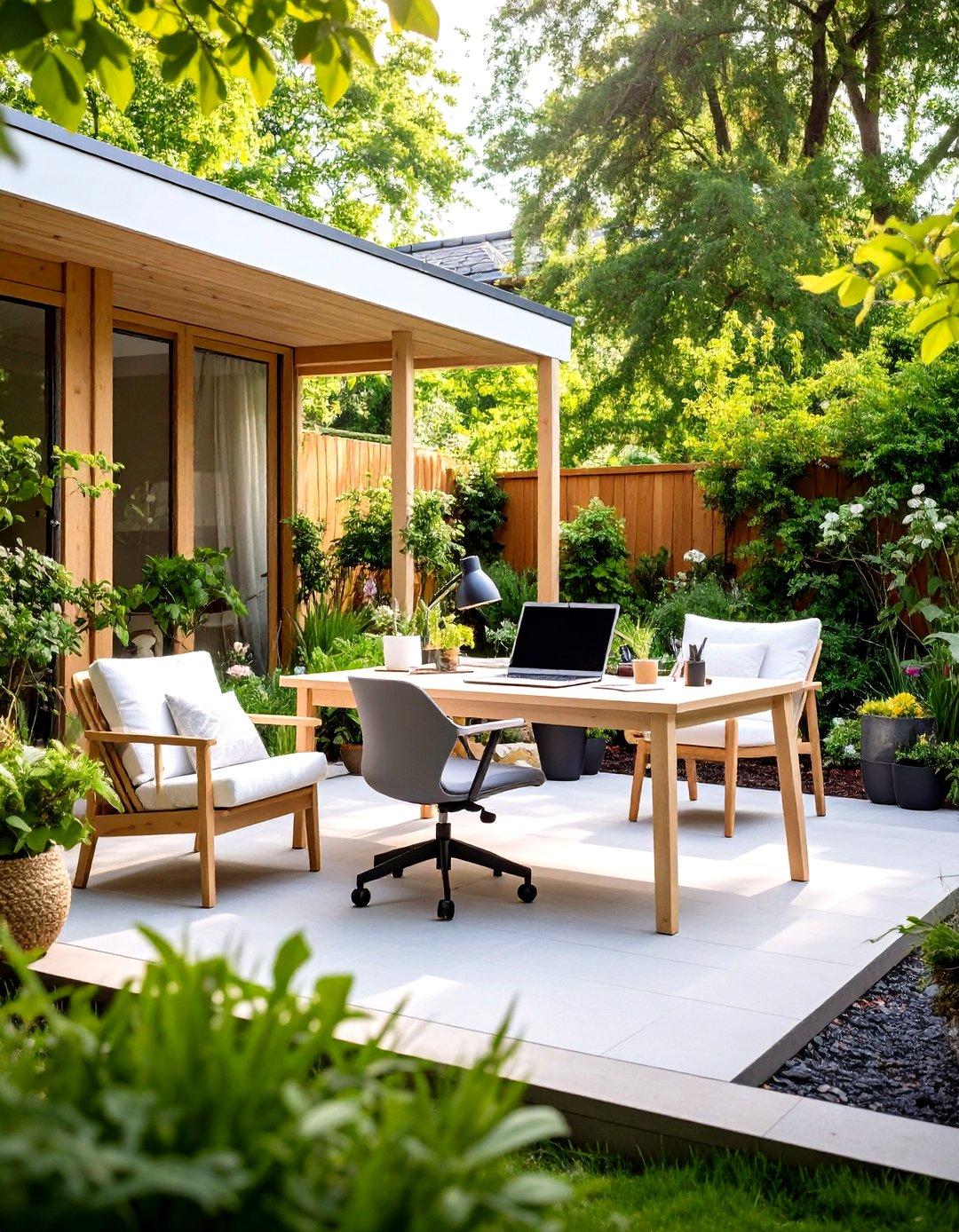 24 Garden Office Ideas: Create a Calm Outdoor Workspace - Too Much Time