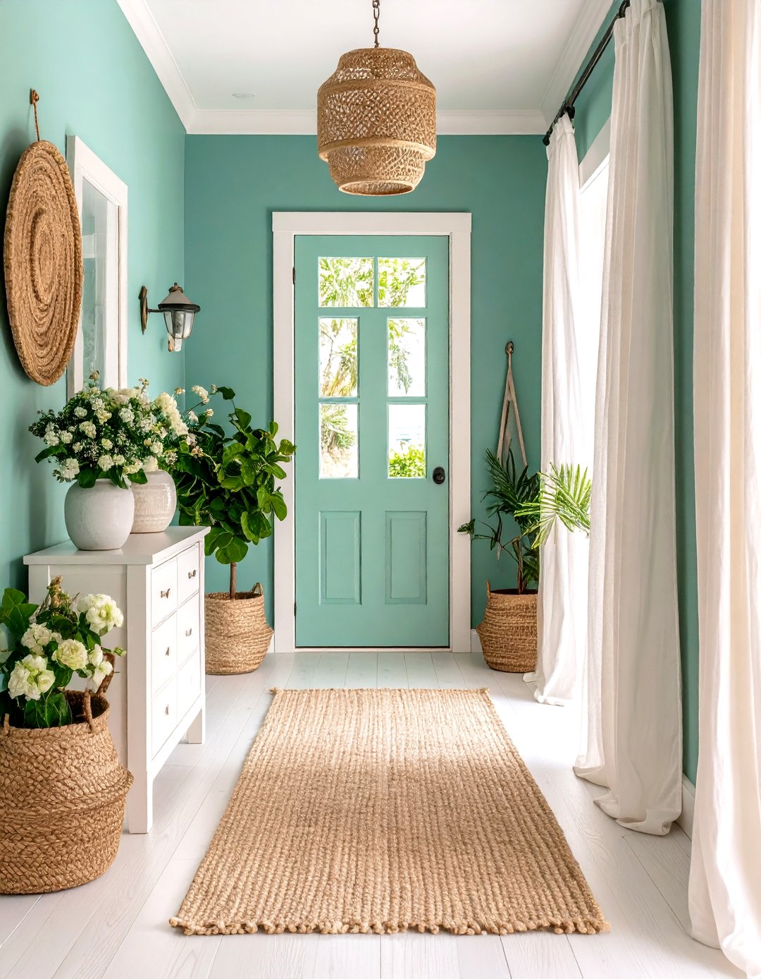 24 Green Hallway Ideas to Brighten Your Path Home - Too Much Time