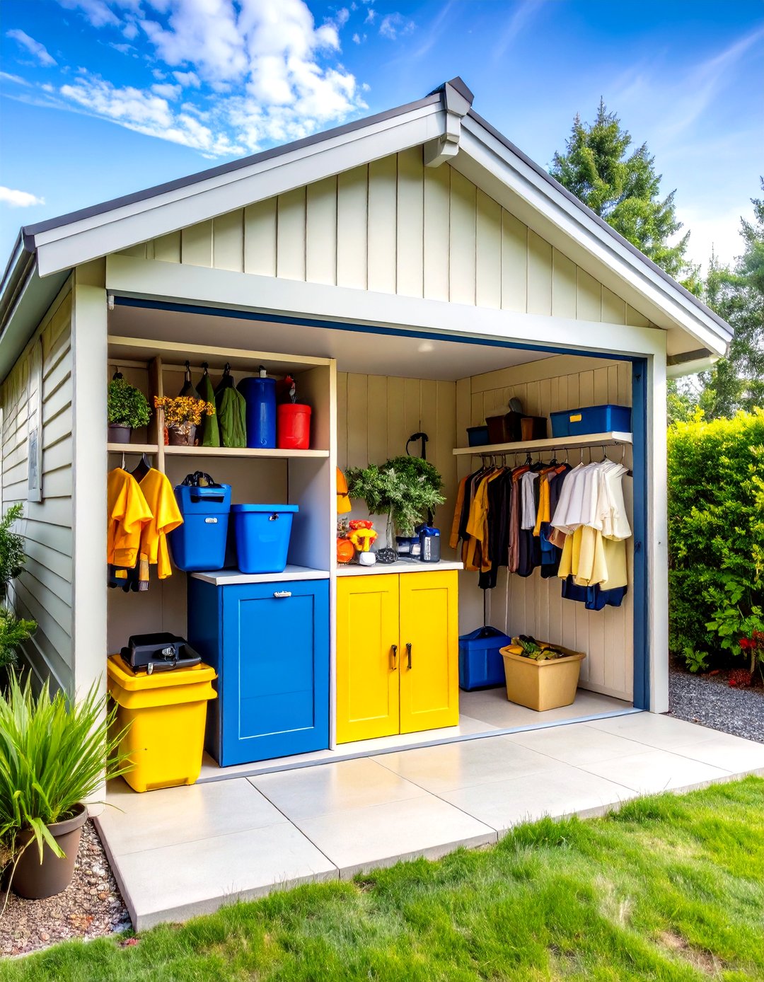 24 Pool Storage Ideas to Declutter and Organize Smartly - Too Much Time