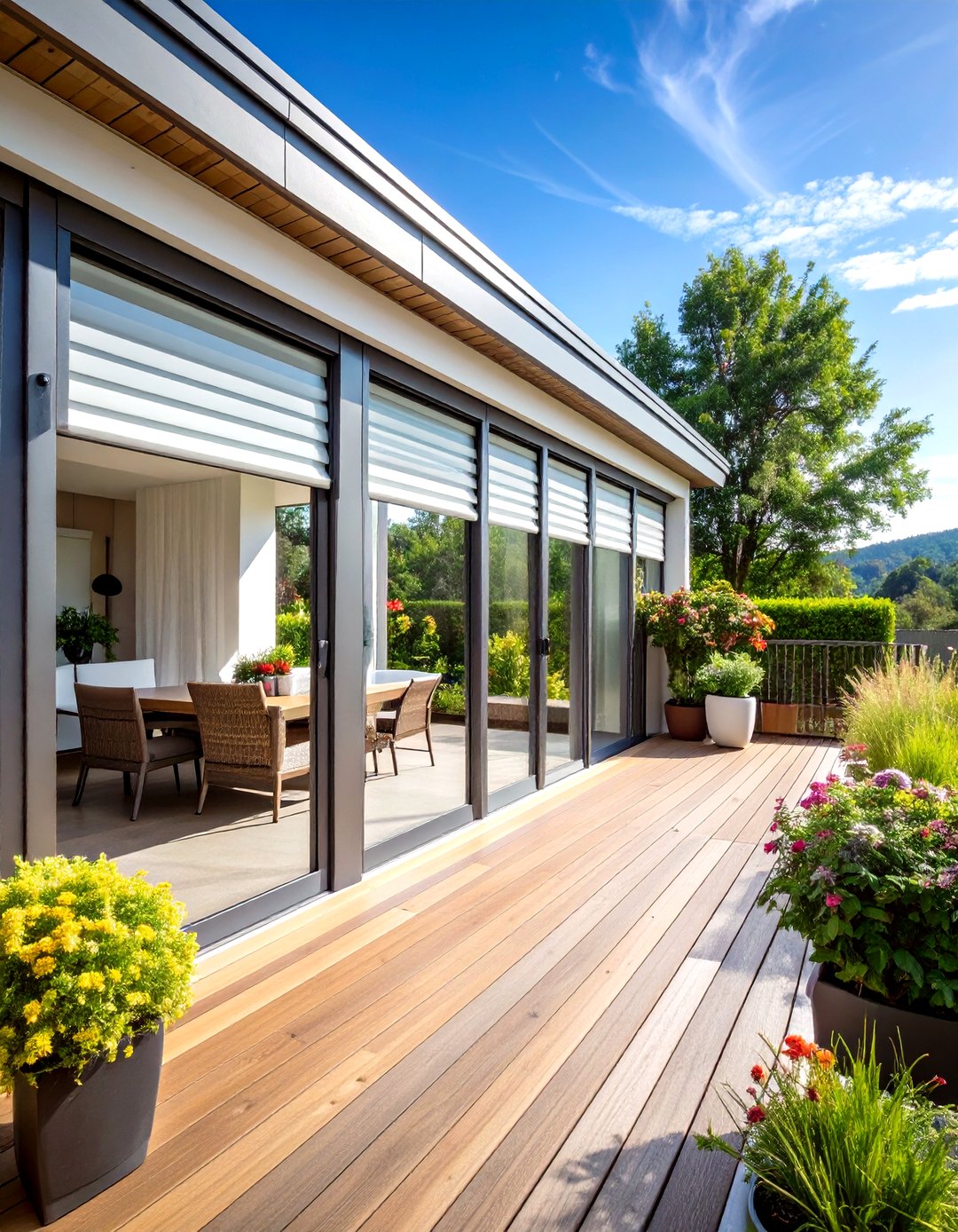 24 Deck with Privacy Wall for Private Outdoor Rooms - Too Much Time