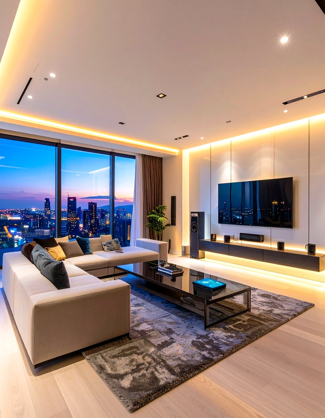 24 Penthouse Design Ideas for Modern Urban Luxe Vibes - Too Much Time - Smart Home Technology For Off Grid Penthouse