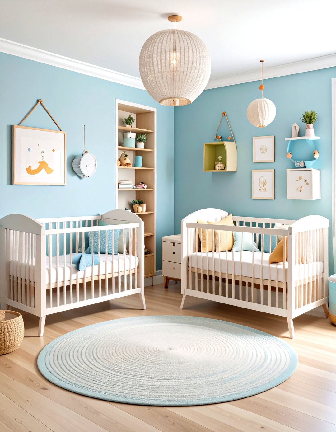 24 Twin Nursery Ideas for Cozy Twin Baby Spaces At Home - Too Much Time