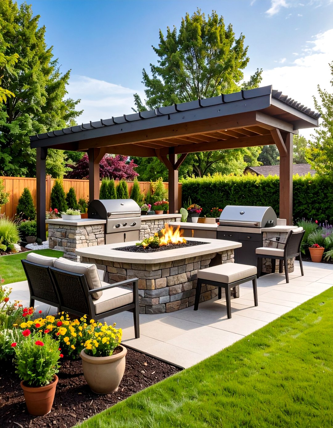Bbq Structure Examples 24 Bbq Pit Ideas: Perfect Grilling Zones for Backyard - Too Much Time