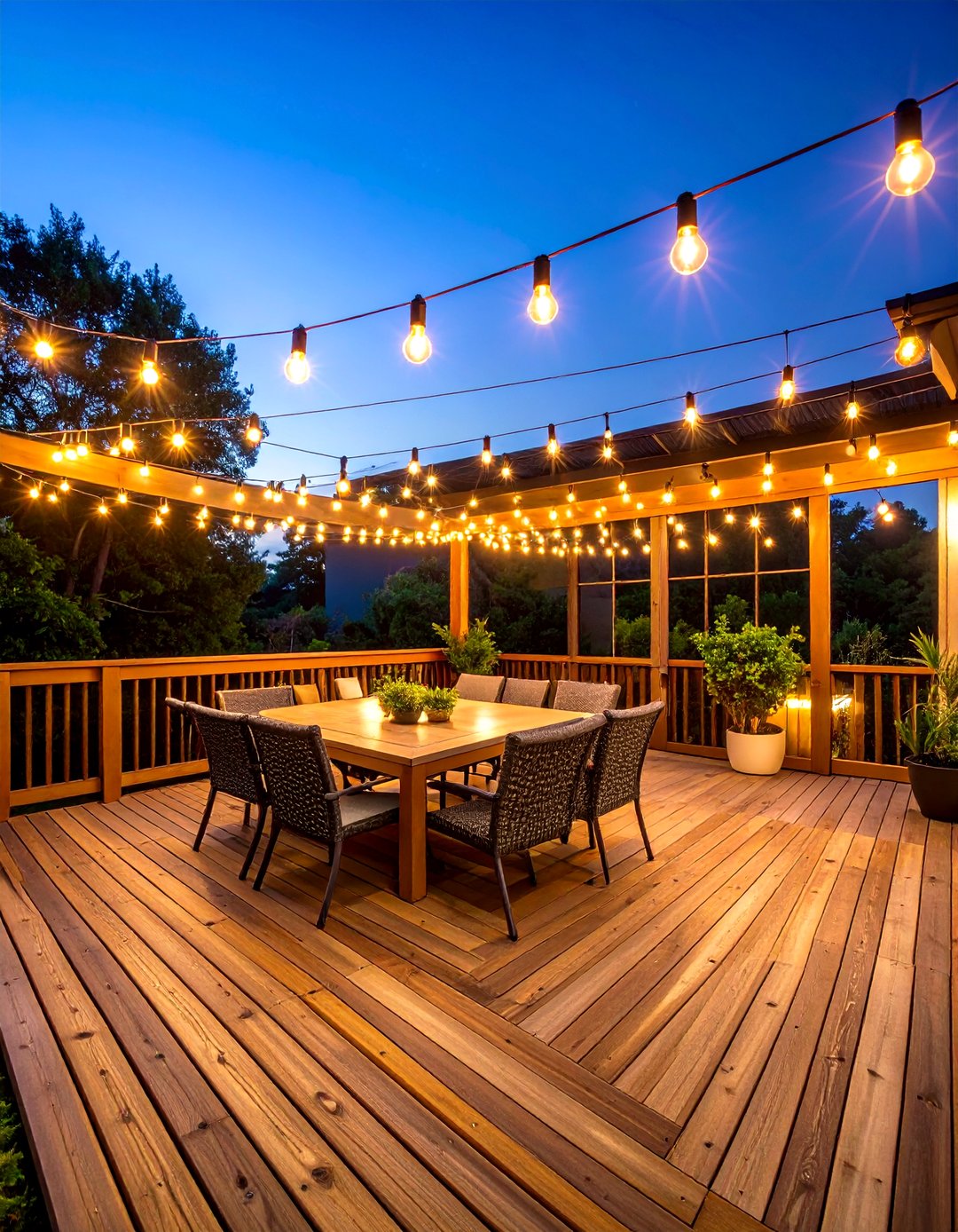 String Deck 24 Backyard Deck Ideas On a Budget for Cozy Patios - Too Much Time