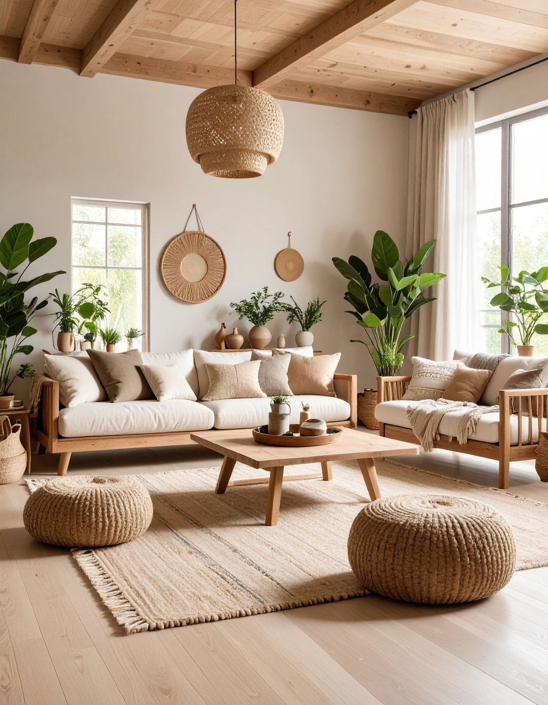 View of 2026 Easter Storage Basket with Unique Rabbit-Ear Handles & Pom-Pom ...