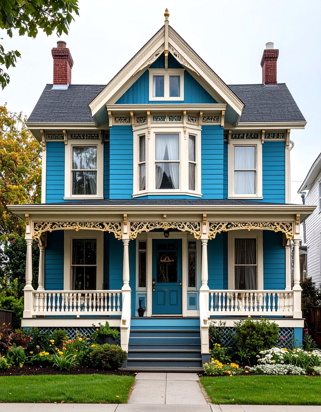 24 Blue Victorian House Colors: Classic Curb Appeal - Too Much Time